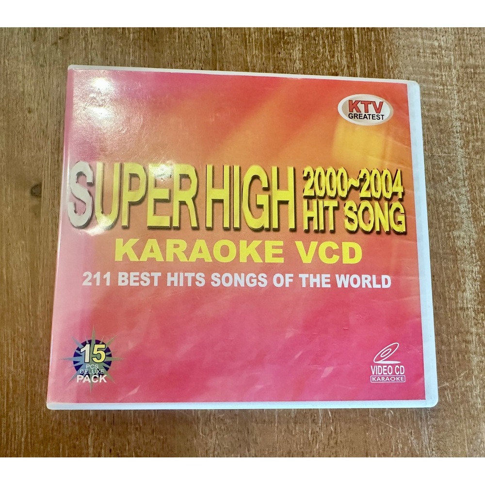 KTV Greatest Super High 2000-2004 Hit Song Karaoke VCD 15 Disc Set 211‎ Songs